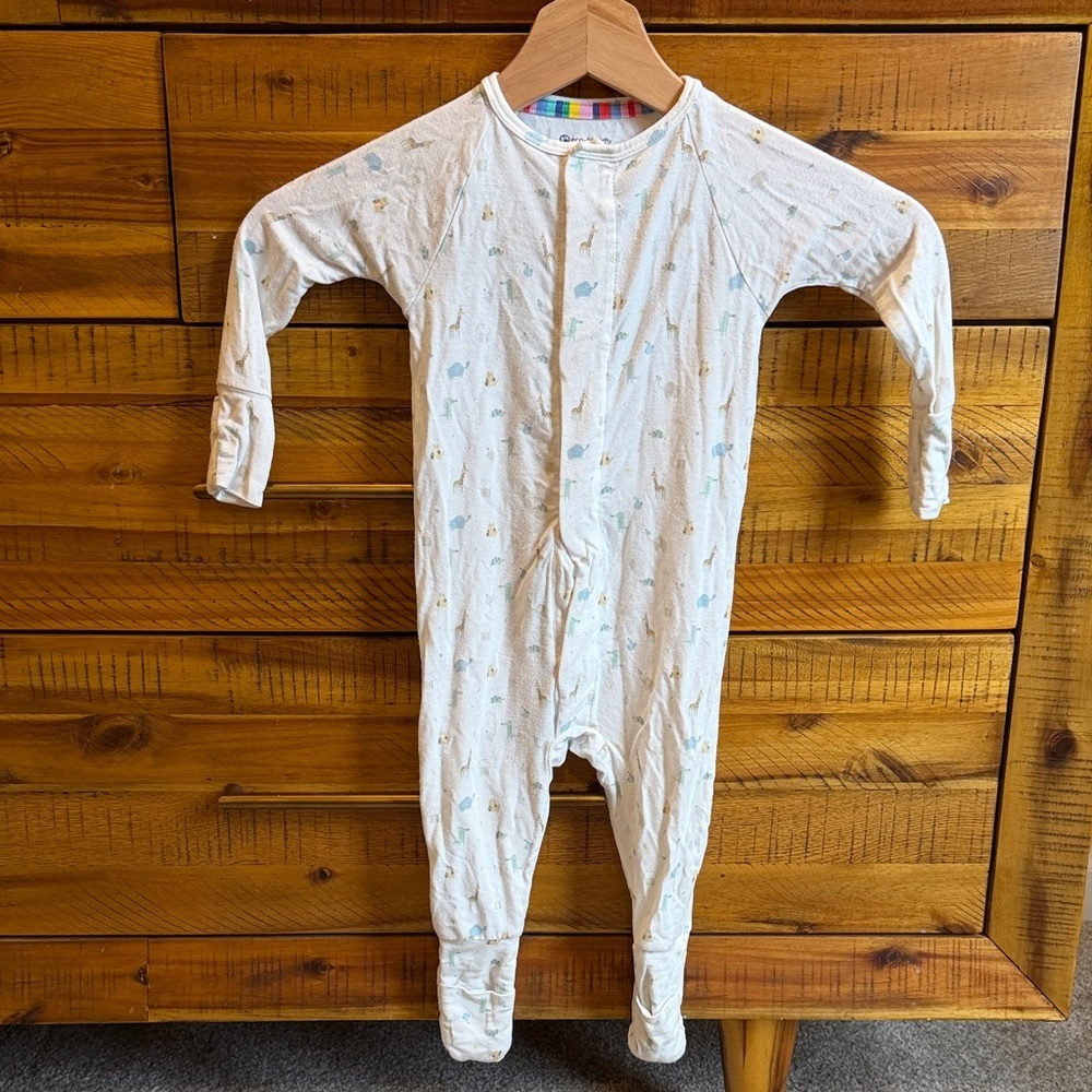 Magnetic Me Cozy White Kids One Piece